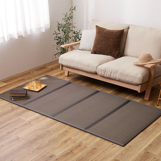 Foldable Water-Resistant Tatami Mattress, Ayamoyou, Single, Brown