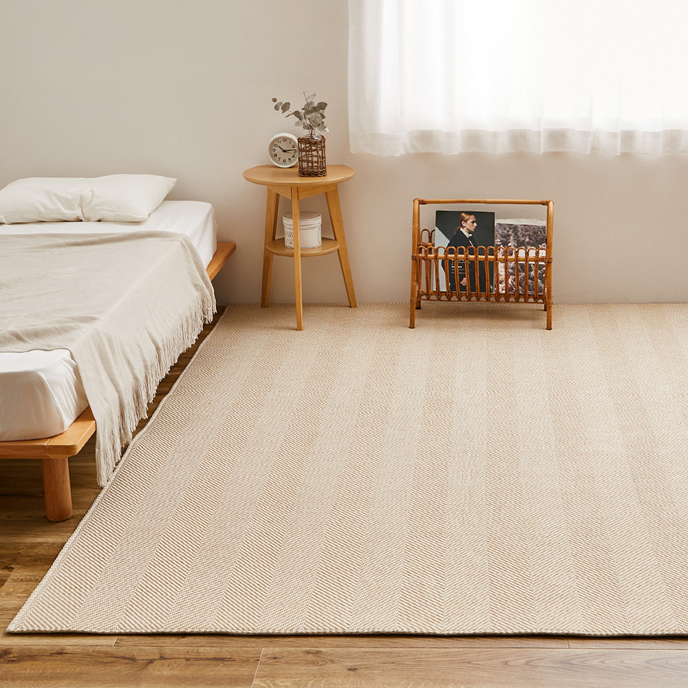 Washable Herringbone Rug Bona Beige 190×240