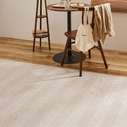 Washable Herringbone Rug Bona Brown 190×240