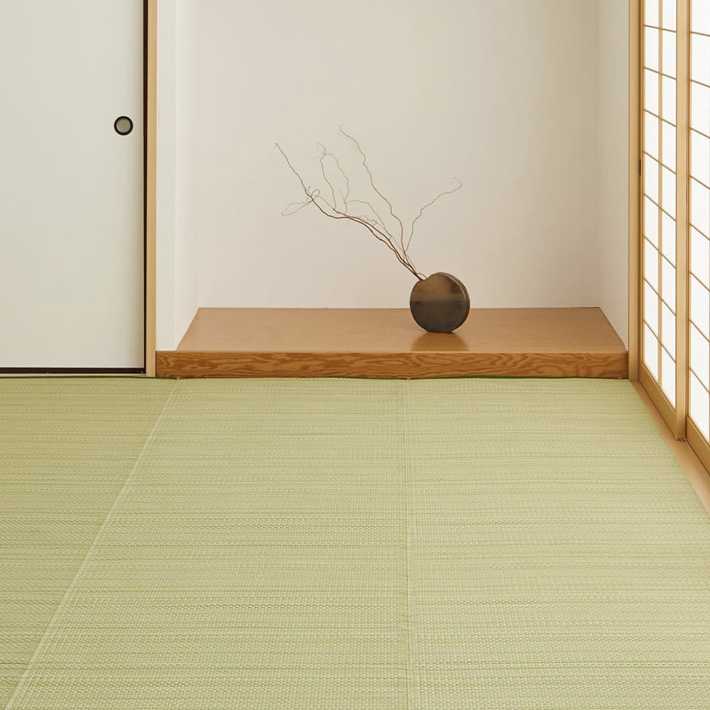 Washable Igusa-style Carpet Ryan, Edo 10-Tatami, Green