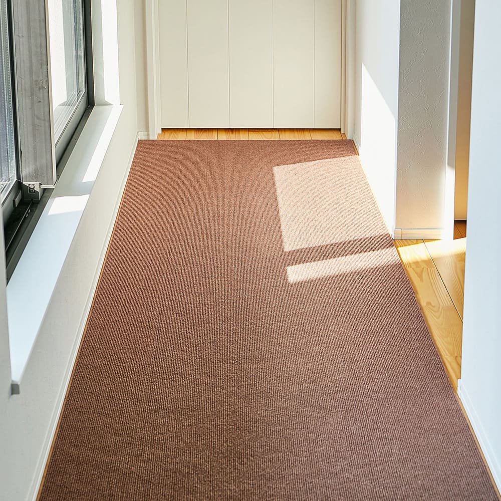 Hallway Carpet Long Mat Pitaro Brown 90×800