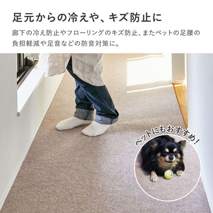 Hallway Carpet Long Mat Pitaro Gray 90×400