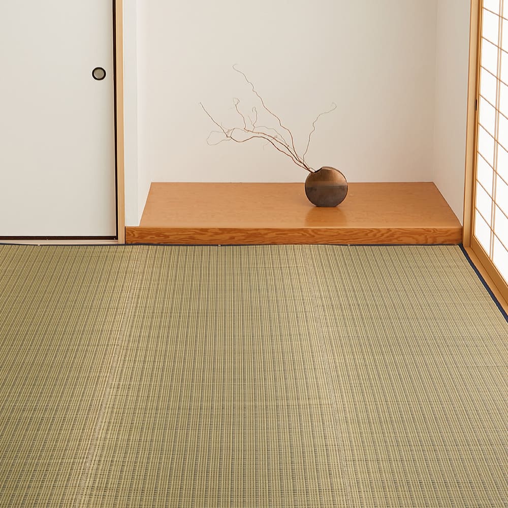 Domestic Igusa Carpet Seiryo Edo 8-tatami Blue