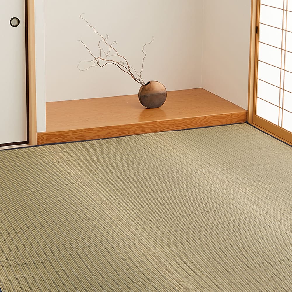 Domestic Igusa Carpet Seiryo Honma 8-tatami Blue