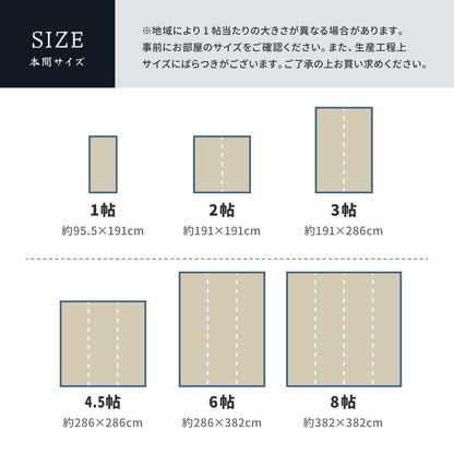 Domestic Igusa Carpet Seiryo Honma 8-tatami Blue
