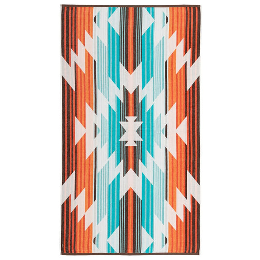 100% Cotton Towel Blanket, Native Pattern, Recoba