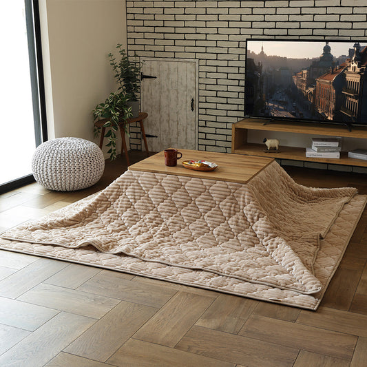 Cushion Sleeping Bag Kotatsu Cover Chocolat Camel Beige