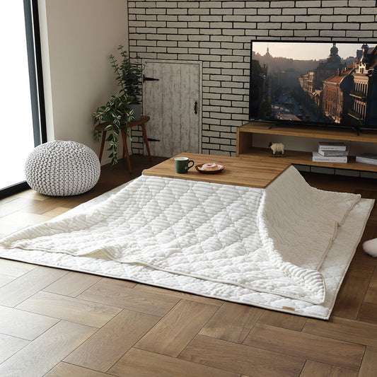 Cushion Sleeping Bag Kotatsu Cover Chocolat Milk White