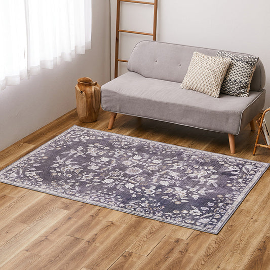 Soft Flannel Rug Reina 130×190cm Gray