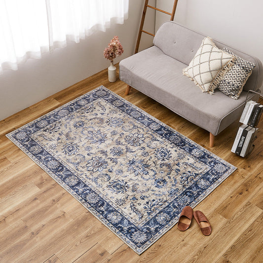 Soft Flannel Rug Harmal 130×190cm Navy