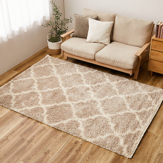 Beni Ourain Pattern Wilton Weave Shaggy Rug Laris BE 160×235