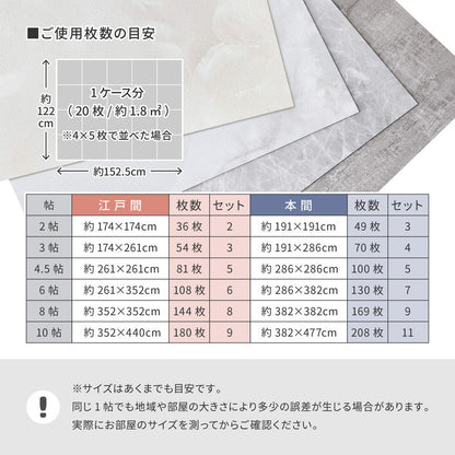 Peelable Stone-Look Floor Tile