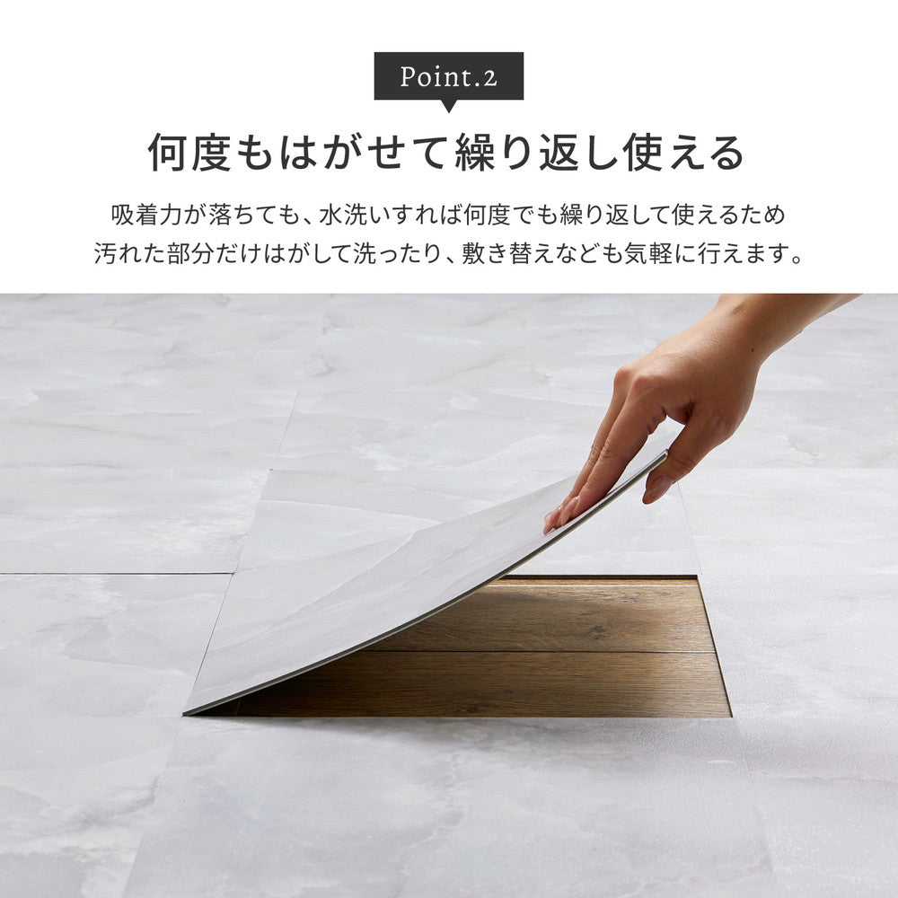 Peelable Stone-Look Floor Tile