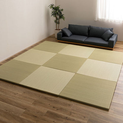 Durable Hybrid Tatami Mats Ayase Light Green 6-Piece Set