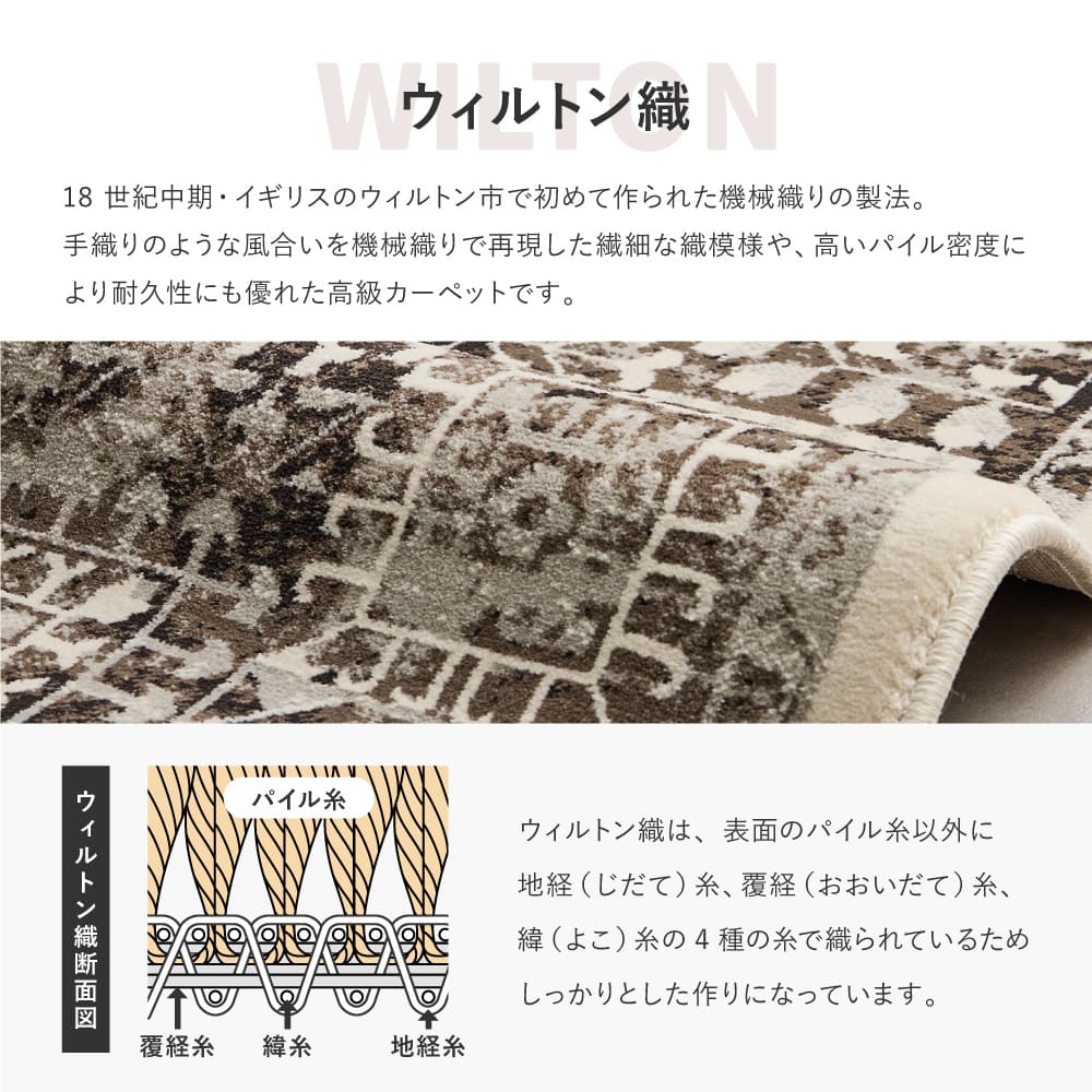 Egyptian Wilton Rug Garland 130×190