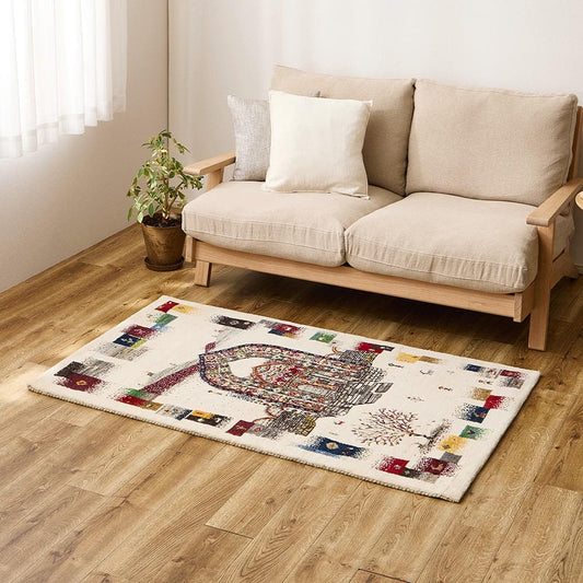 Gabbeh Rug Yuka (Yuuka) Approx. 90×150cm Remains