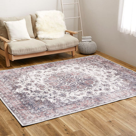 Antique Carpet Style Printed Rug Cameo Pink 230×330