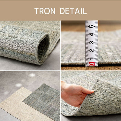 Jute Rug Tron Gray 120×180
