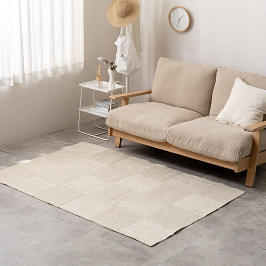 Jute Rug Tron White 120×180