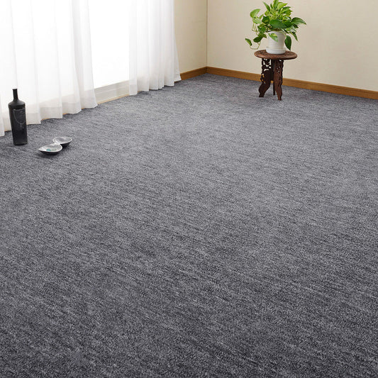 Pet-Friendly Woven Carpet Raum 255×255cm Black