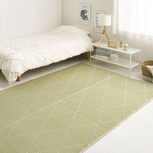 Washable Igusa-style Carpet Mond Edo Room 3 Tatami Green