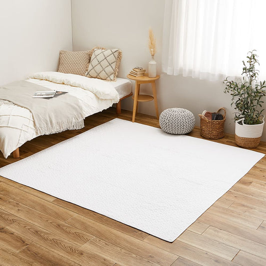 100% Cotton Ibul Rug Mat Decor 4.5-Tatami Size Ivory