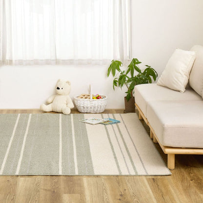 Cotton Blend Tufted Rug Morim Approx. 130×185cm Green