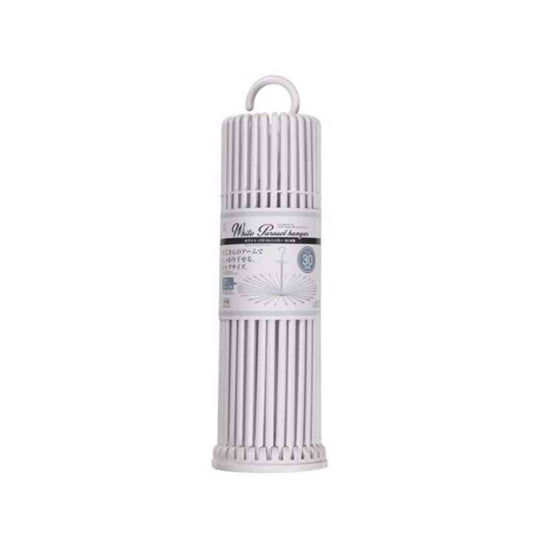 Kokubo White Parasol Hanger 30 Hooks