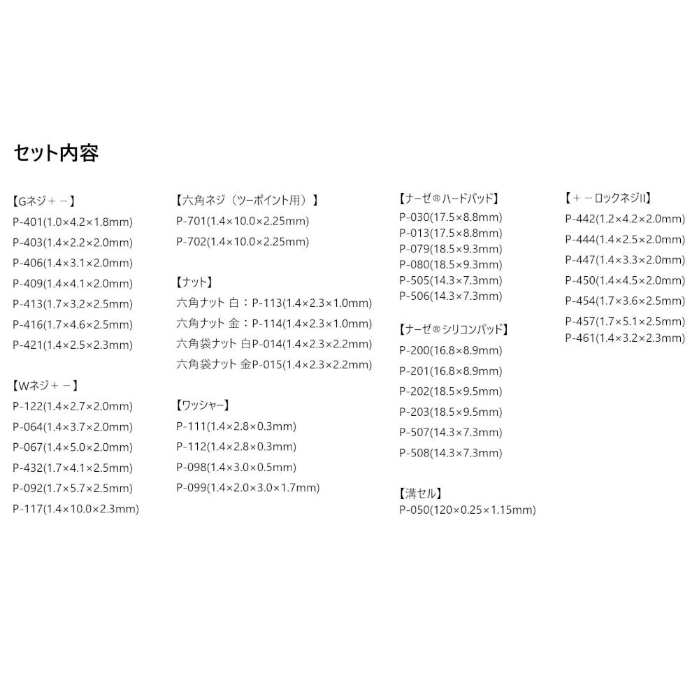 Screw & Care Set 1P999