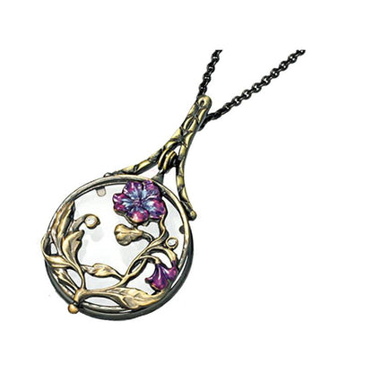Breast Loupe RF-21 Purple Flower Z7996
