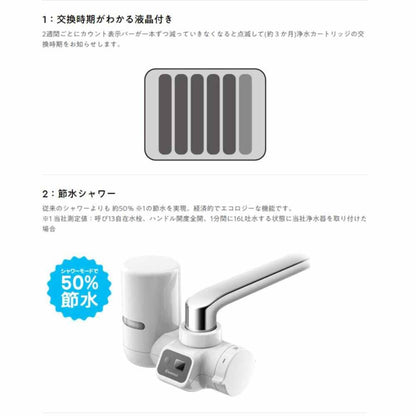 Faucet-Mounted Water Purifier MD211-WT