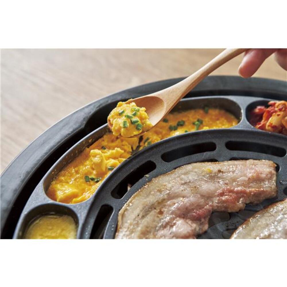 APIX Grill Meister Hot Plate Low Smoke Korean BBQ Black AGP-350