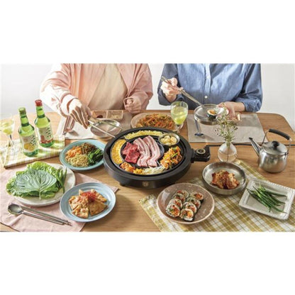 APIX Grill Meister Hot Plate Low Smoke Korean BBQ Black AGP-350