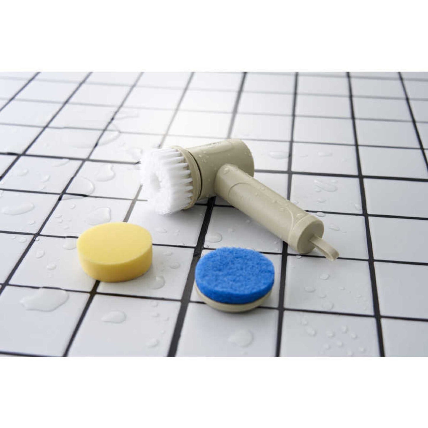Apix HapiCal Multi Scrubber Rechargeable Cordless Waterproof IPX7 Lightweight Compact Ivory AHR-505 Approx. 270g