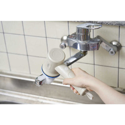 Apix HapiCal Multi Scrubber Rechargeable Cordless Waterproof IPX7 Lightweight Compact Ivory AHR-505 Approx. 270g