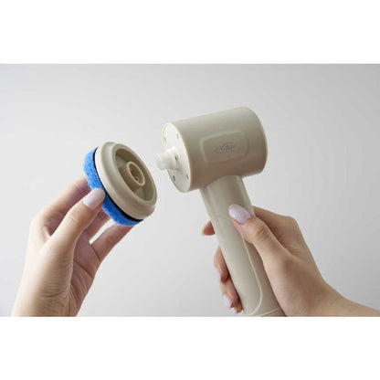 Apix HapiCal Multi Scrubber Rechargeable Cordless Waterproof IPX7 Lightweight Compact Ivory AHR-505 Approx. 270g