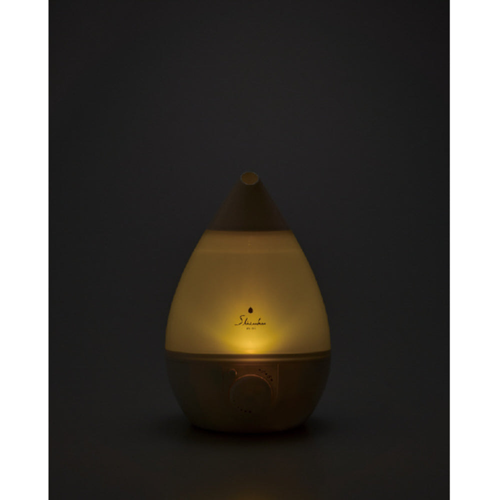 Ultrasonic Aroma Humidifier SHIZUKU Mini ASZ-150-WH Touch Panel Stepless Humidity Control Auto OFF Function Soy Milk