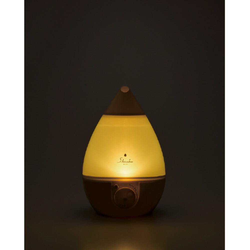 Ultrasonic Aroma Humidifier SHIZUKU Mini ASZ-150-WH Touch Panel Stepless Humidity Control Auto OFF Function Soy Milk