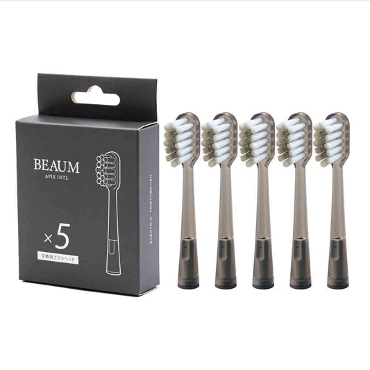 Apix BEAUM Electric Toothbrush Replacement Brush for AET-B08GY 5 Pieces