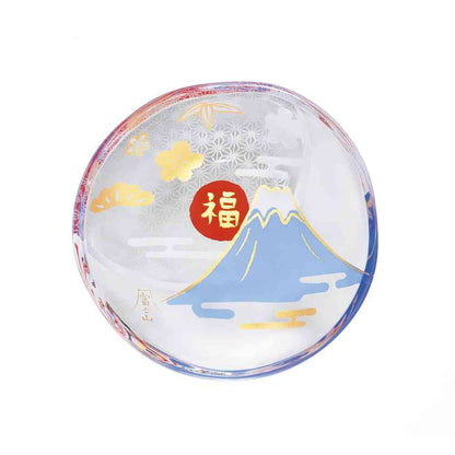 Adelia Medetamonozake Small Plate Mount Fuji
