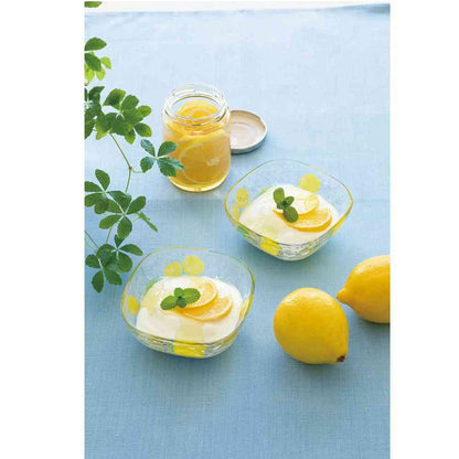 Adelia Fruit Drop Square Bowl Lemon 1 Piece