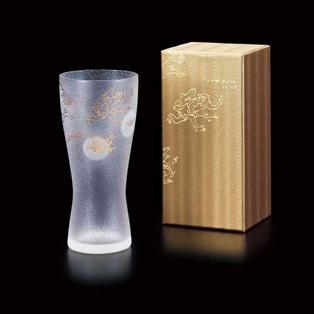 Adelia Premium Foam-Creating Animal Picture Scroll Beer Glass M 1 Piece