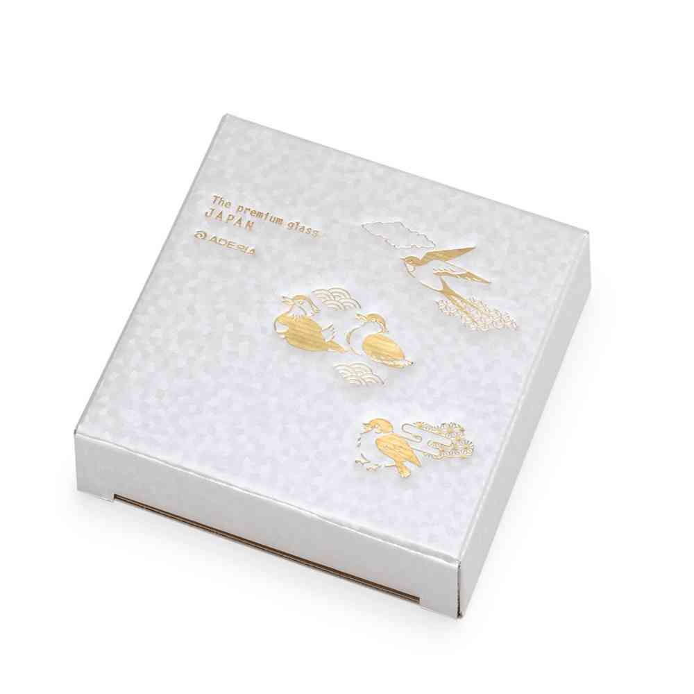 Adelia Premium Nippon Taste Kichijo Kachou Round Plate Mandarin Duck and Iris