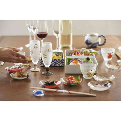Adelia Premium Nippon Taste Mizore Kutani White Particle Tessen 1 Piece