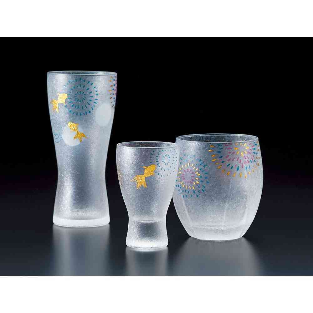 Adelia Premium Fireworks Sake Glass Pair Set 100ml×2