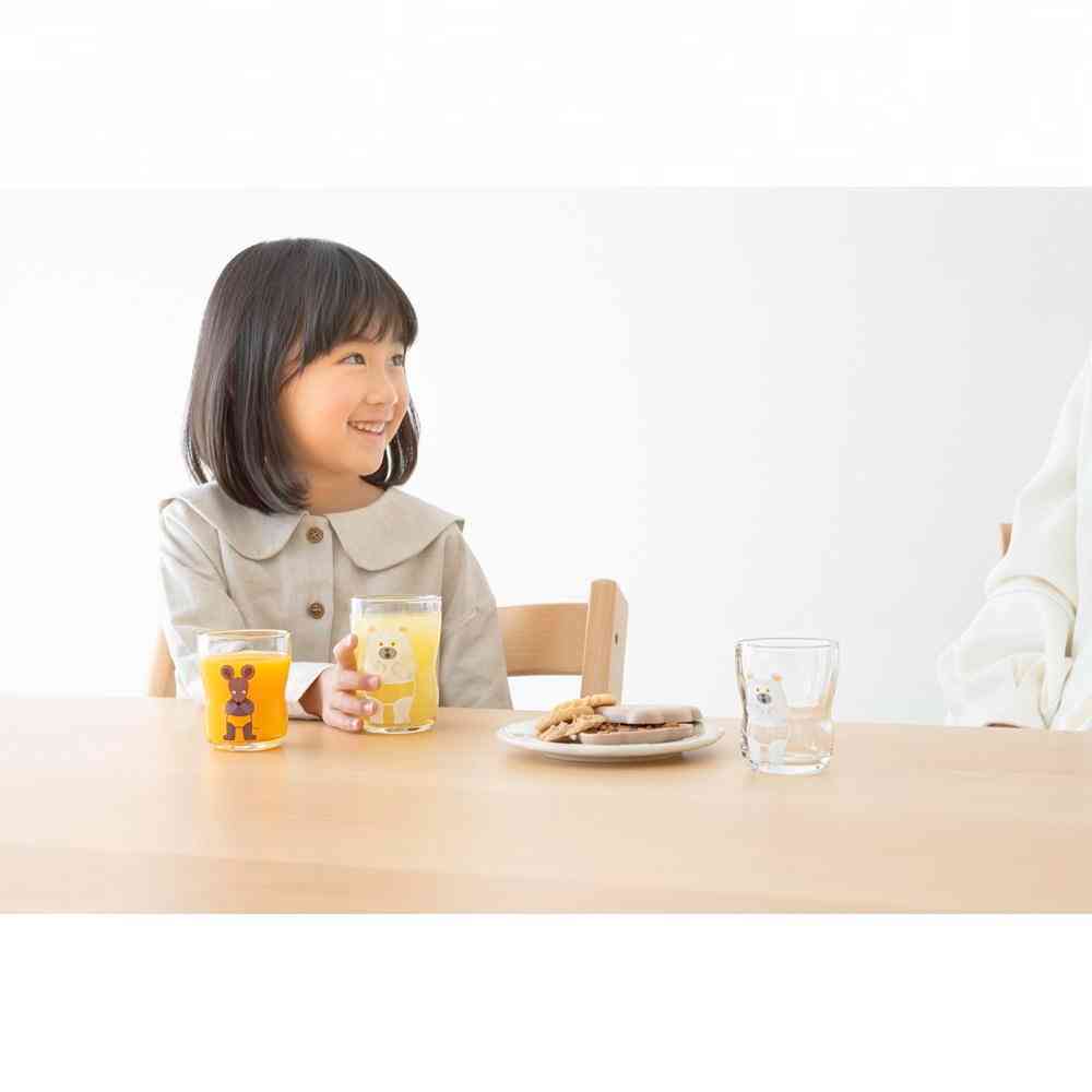 Adelia Tsuyoko Glass S&M Set Polar Bear's Pants 130ml×1, 185ml×1