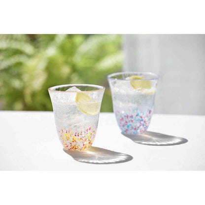 Adelia Sakura Glass Pair Nanohana and Blue Sky 320ml×2
