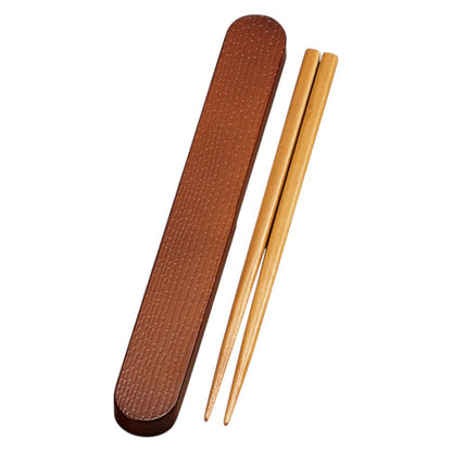 Tatsumiya Wappa Chopstick Box Set Light Brown 18.0