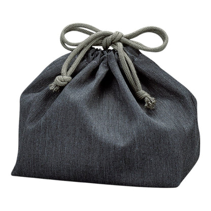 Tatsumiya Cleanse Antibacterial Drawstring Bag Gray