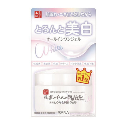 Sana Namelaka Honpo Soy Isoflavone Rich Gel Medicinal Whitening N 100g
